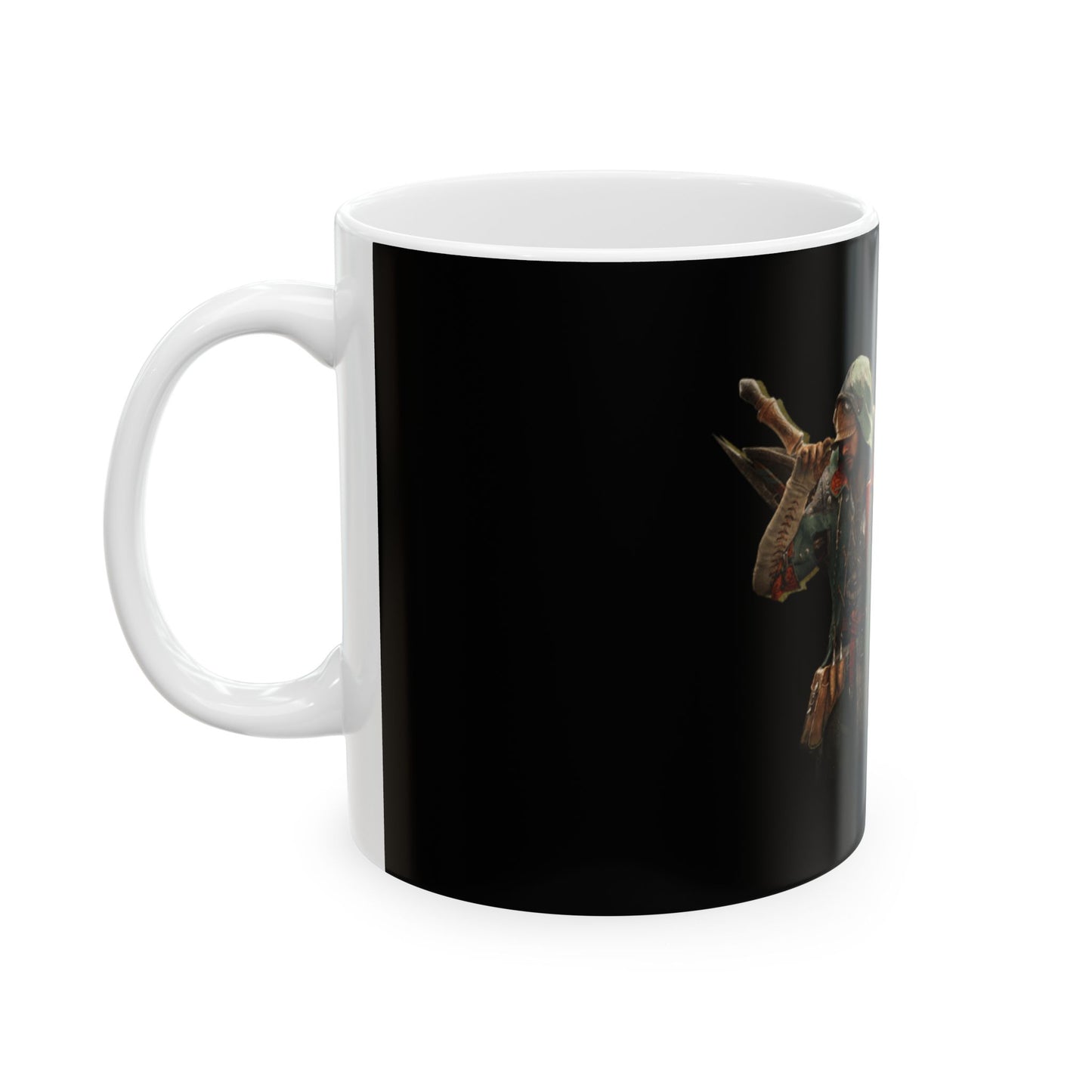 Black Monster Hunter Wilds Mug – Rathalos & Hunter