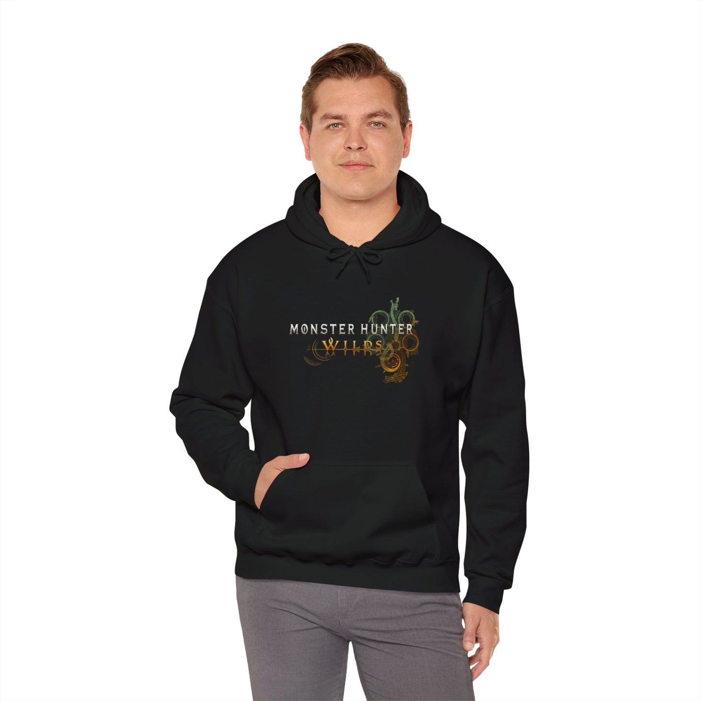 Black Monster Hunter Wilds Hoodie