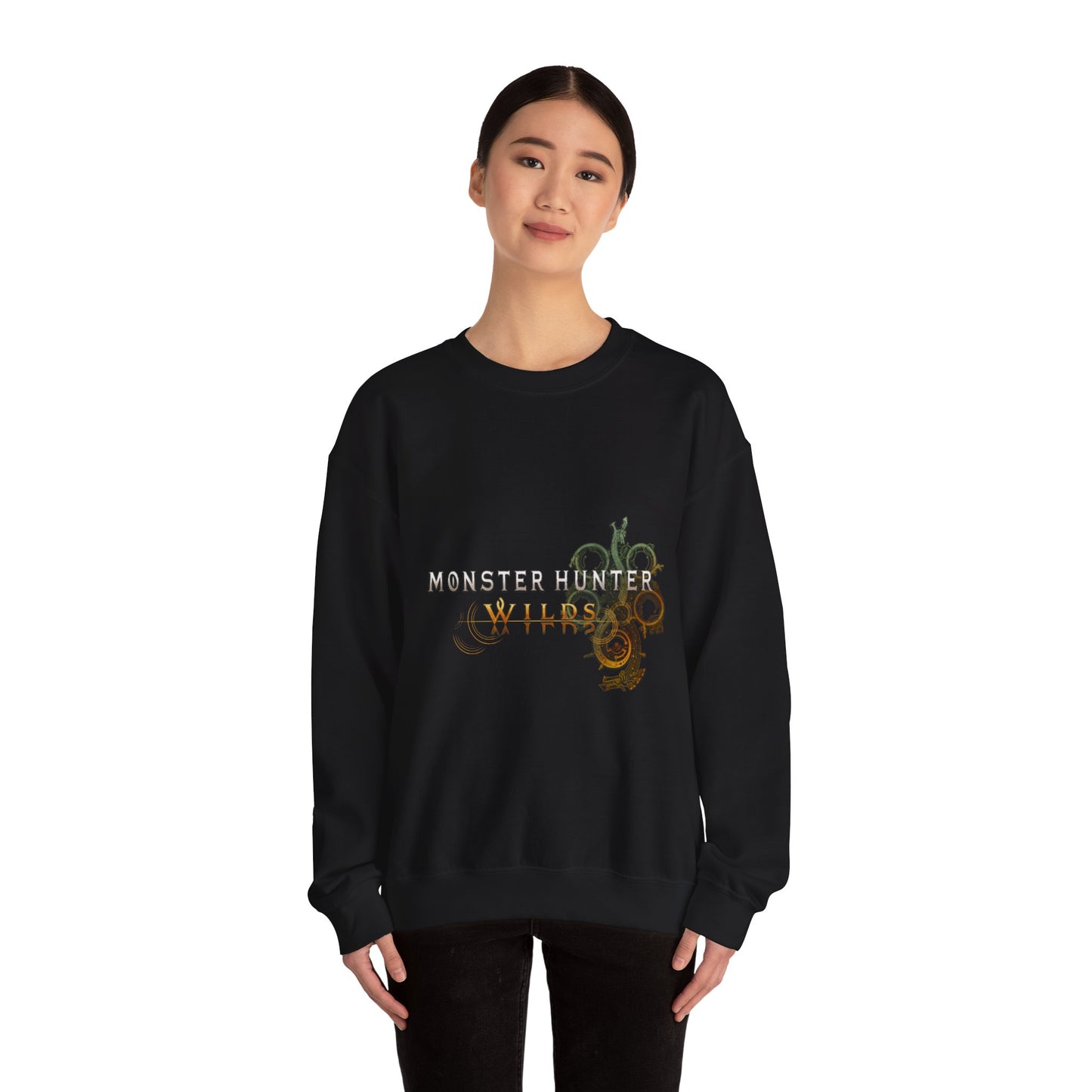 Black Monster Hunter Wilds Sweatshirt