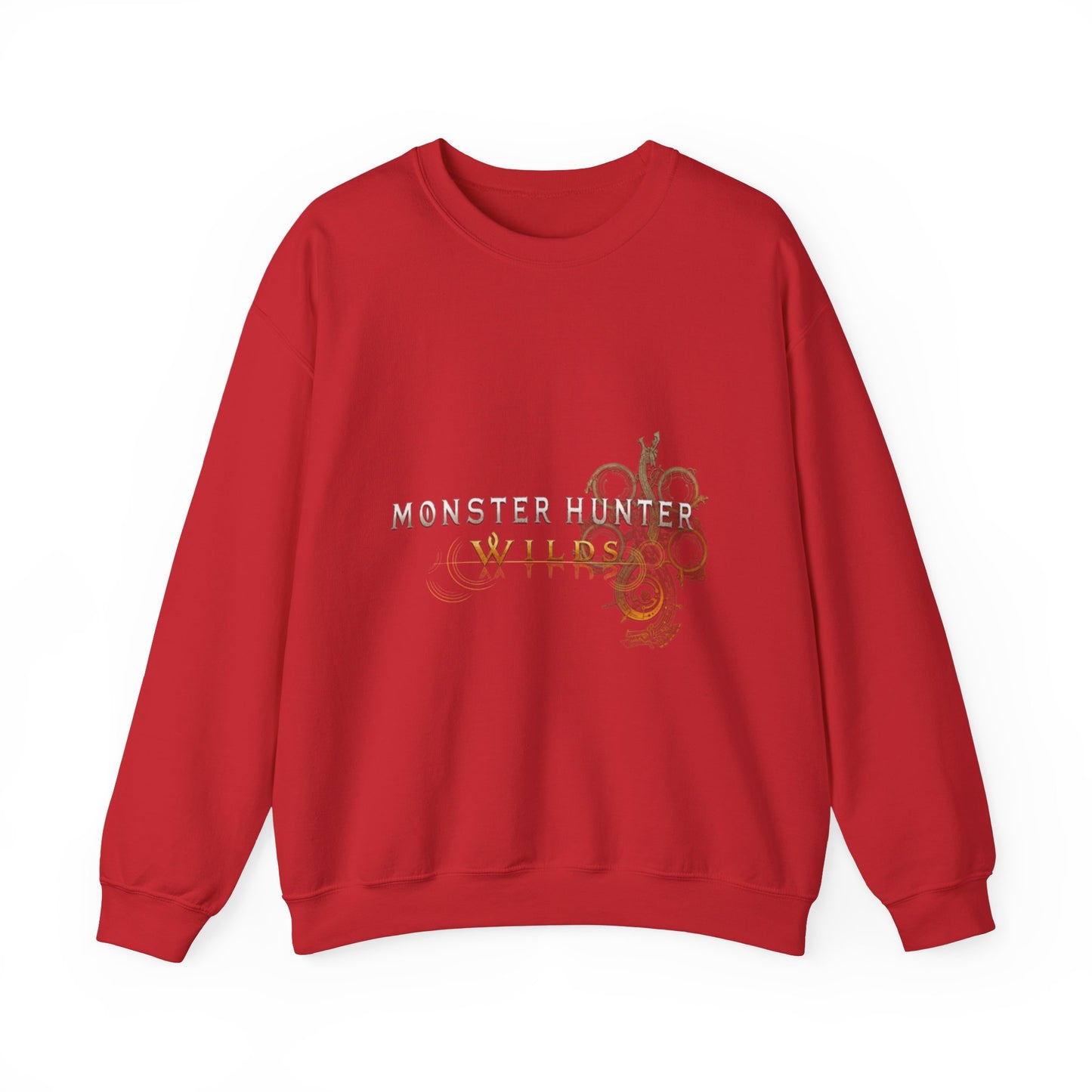 Red Monster Hunter Wilds Sweatshirt