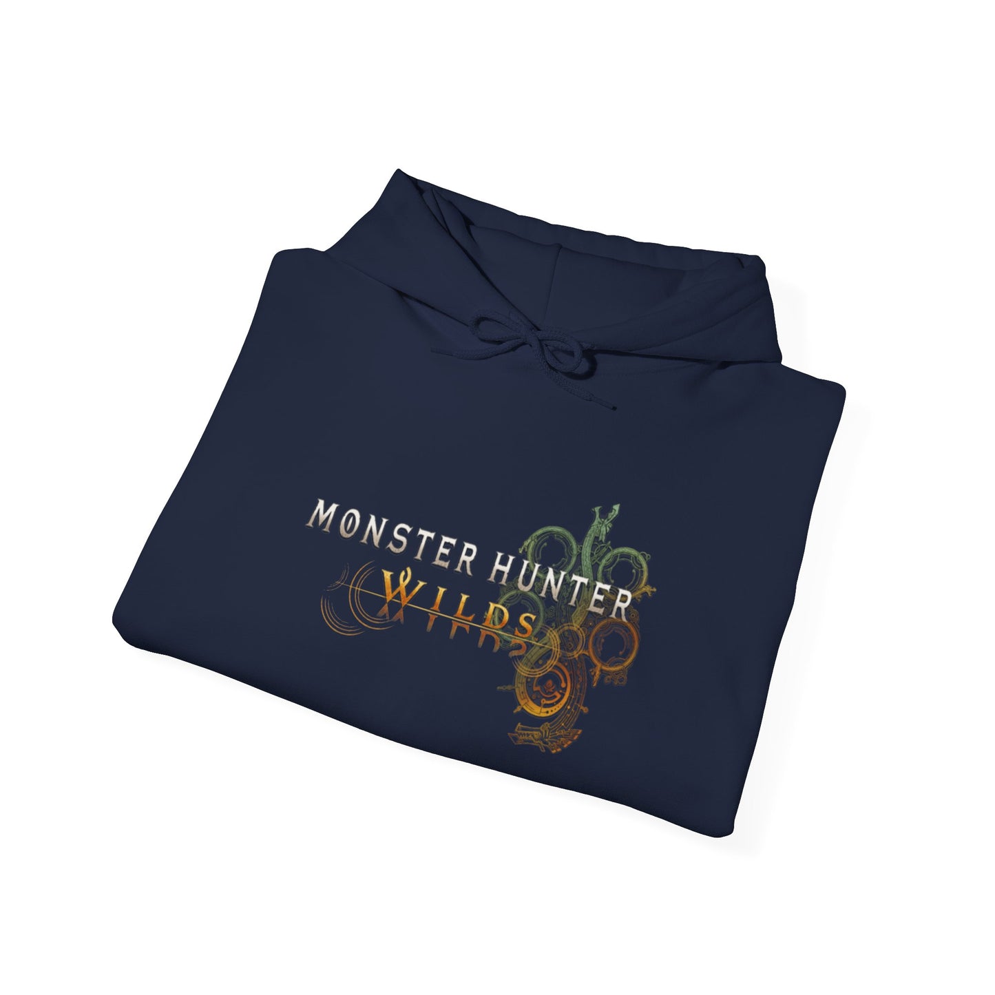 Navy Blue Monster Hunter Wilds Hoodie