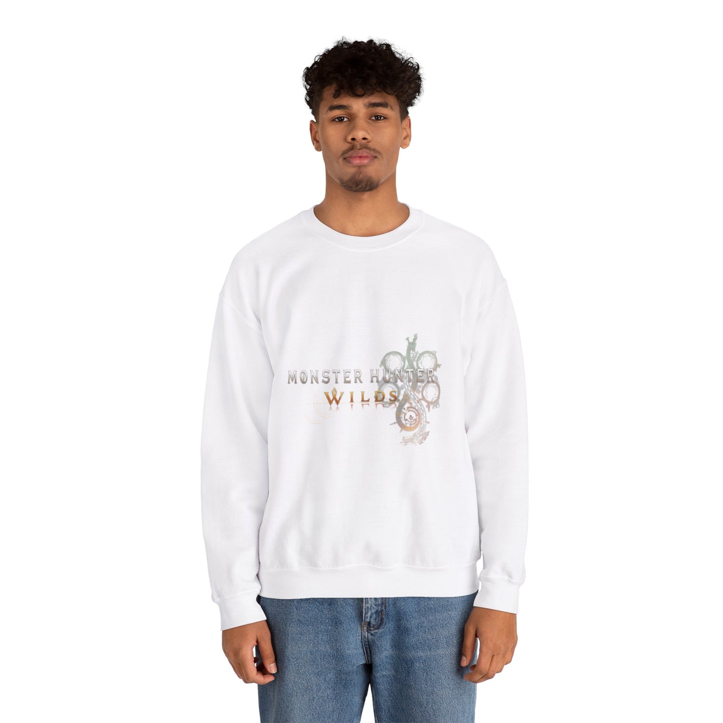 White Monster Hunter Wilds Sweatshirt