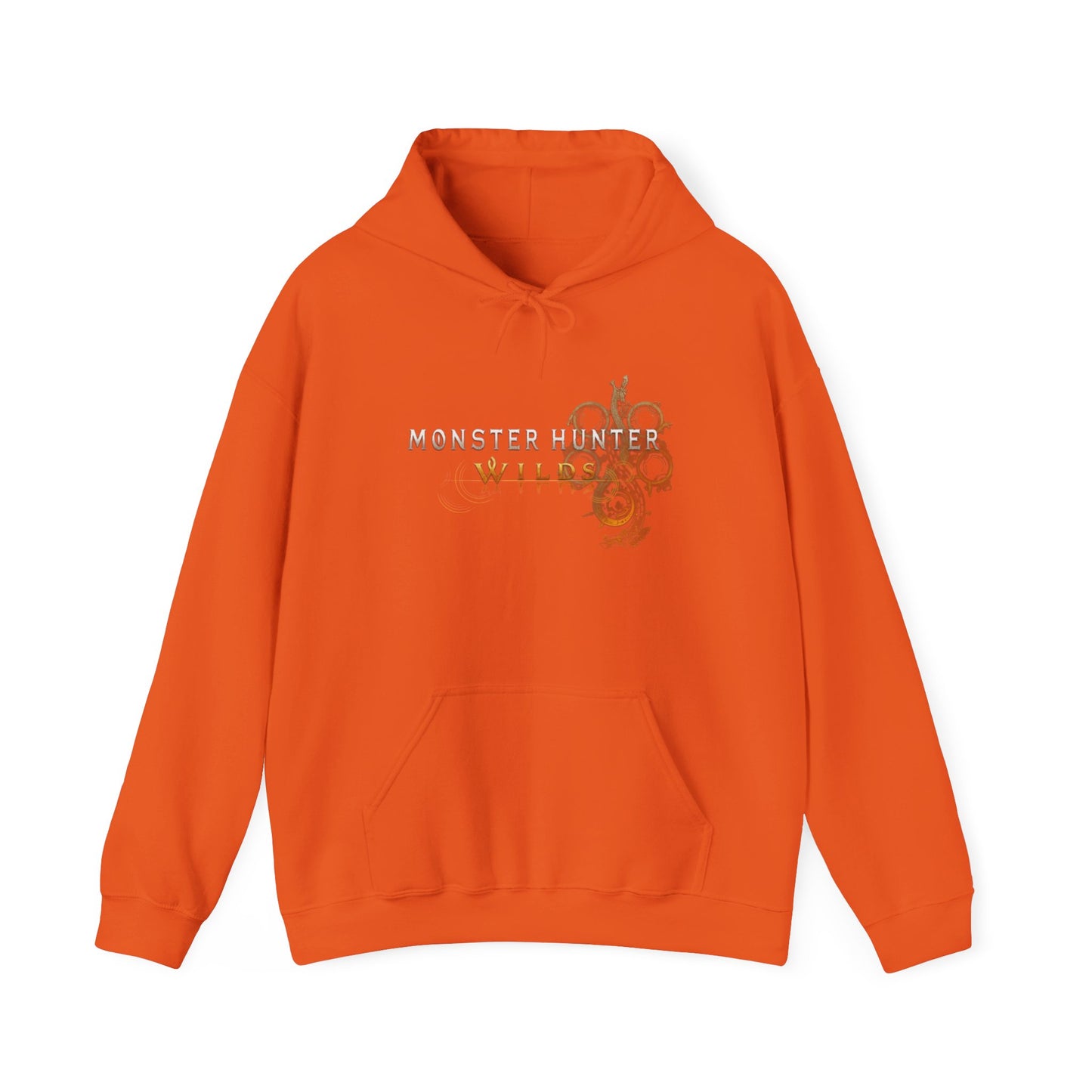 Orange Monster Hunter Wilds Hoodie