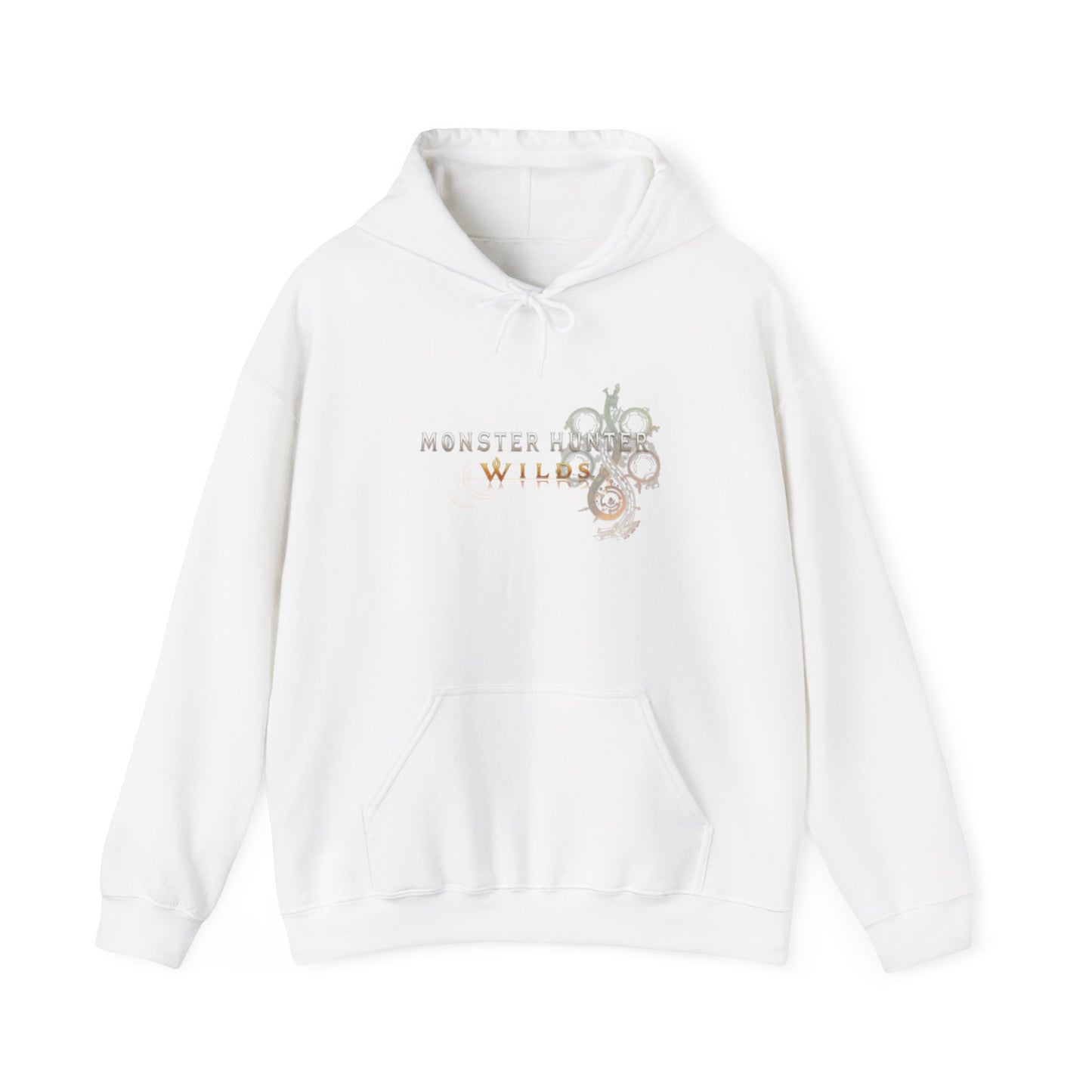 White Monster Hunter Wilds Hoodie