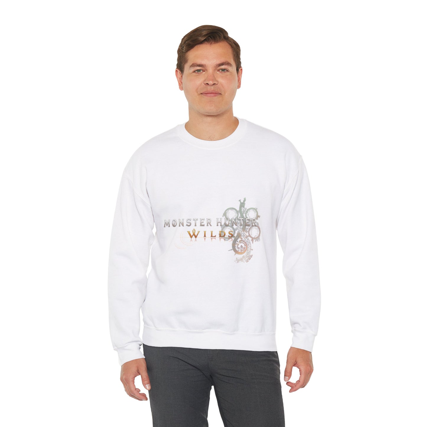 White Monster Hunter Wilds Sweatshirt