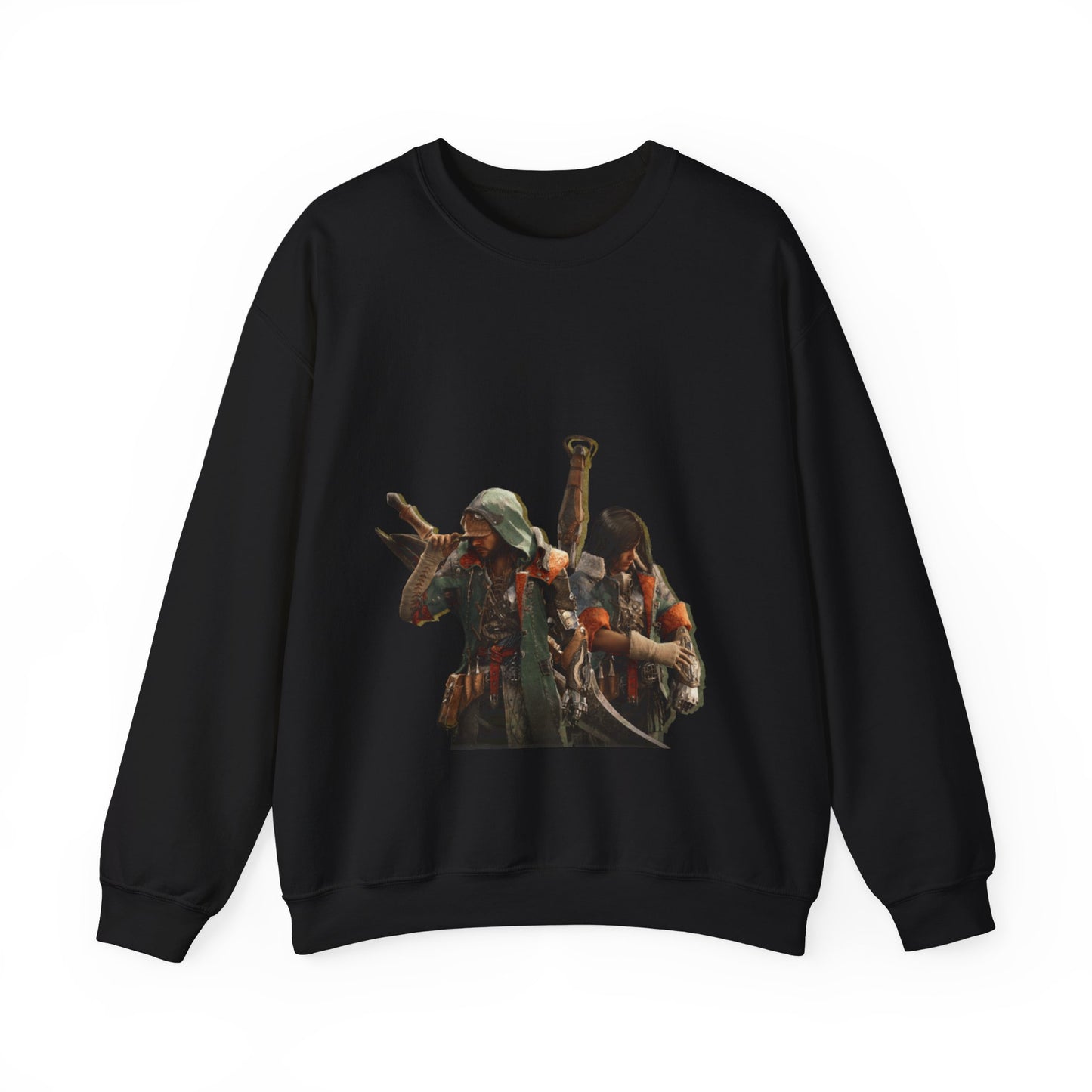 Black Monster Hunter Wilds Sweatshirt – Rathalos & Hunter