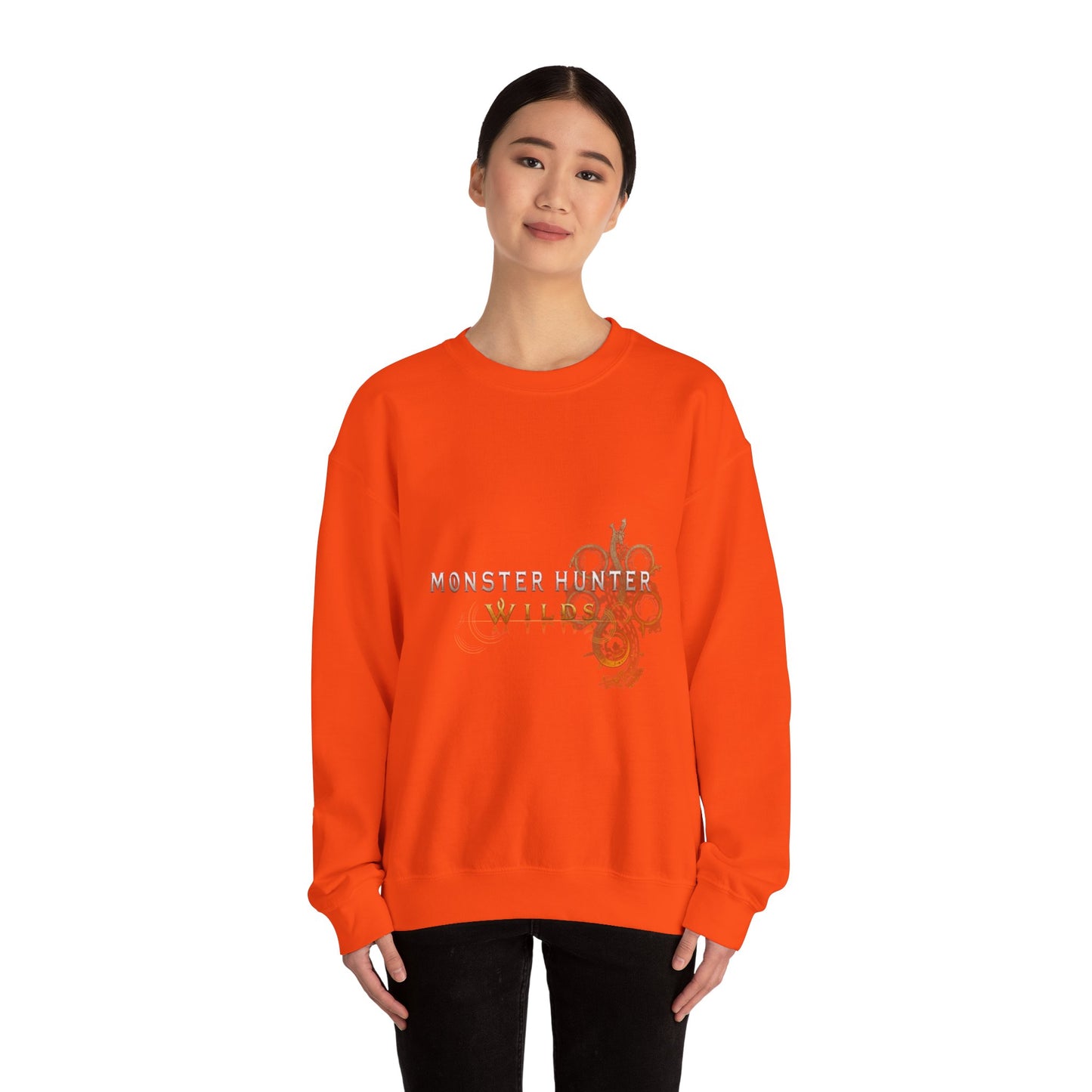 Orange Monster Hunter Wilds Sweatshirt