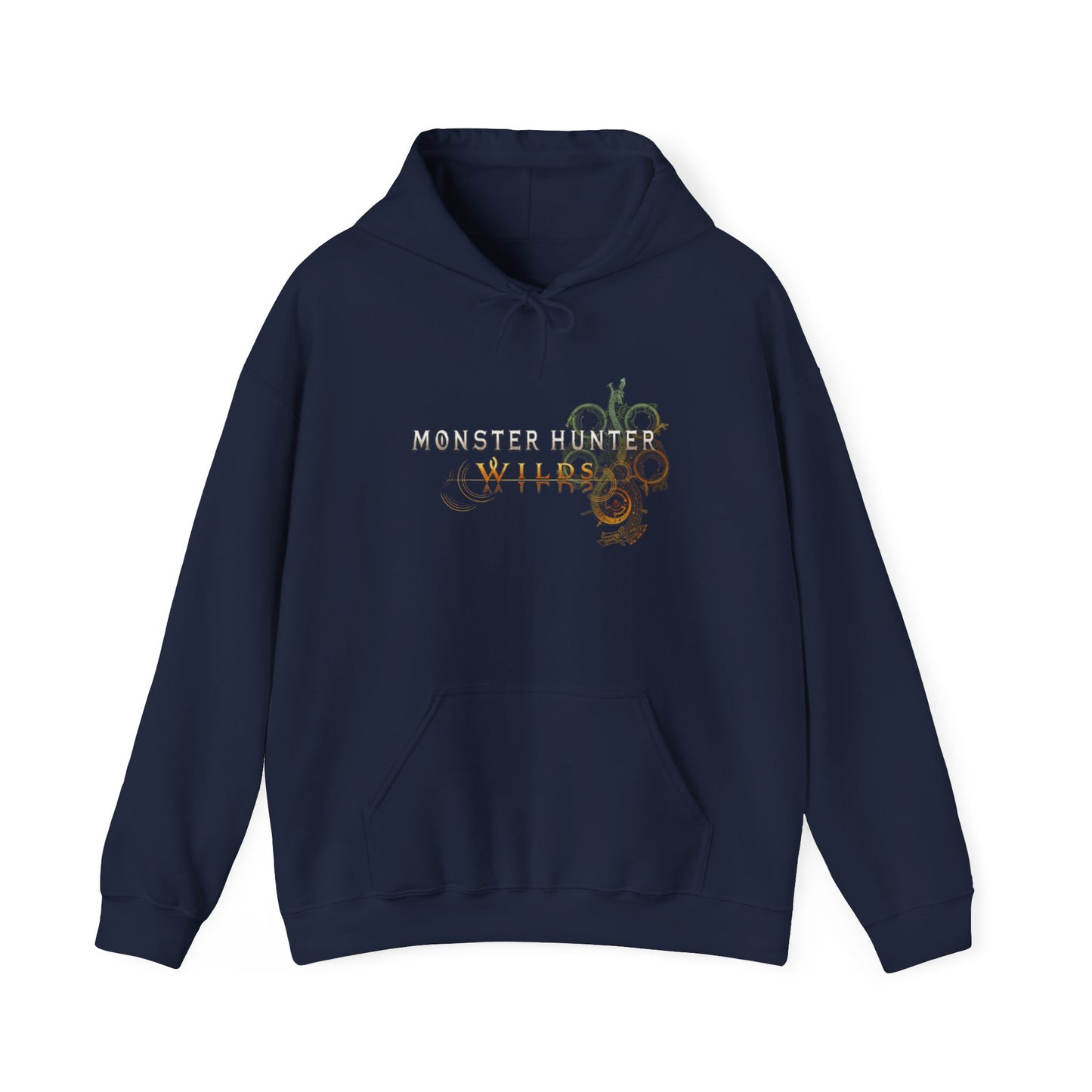 Navy Blue Monster Hunter Wilds Hoodie