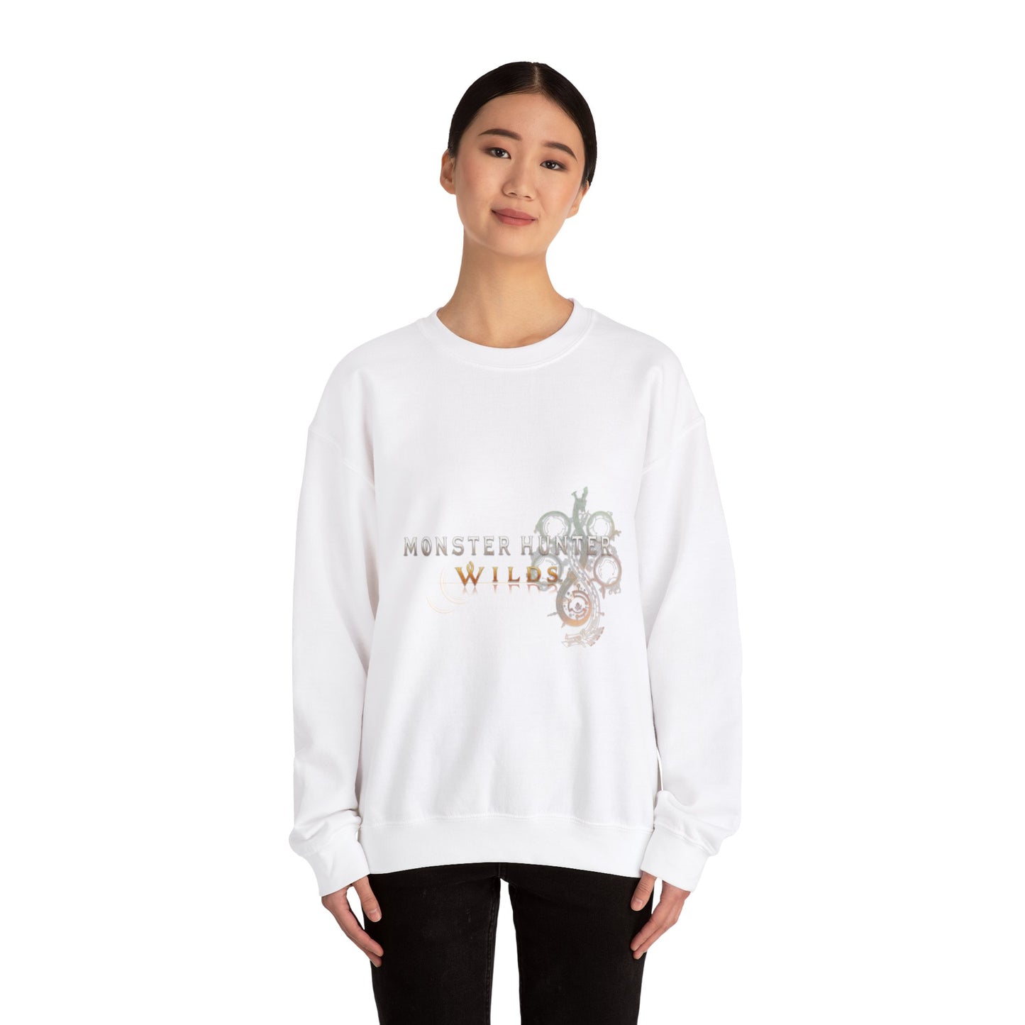 White Monster Hunter Wilds Sweatshirt