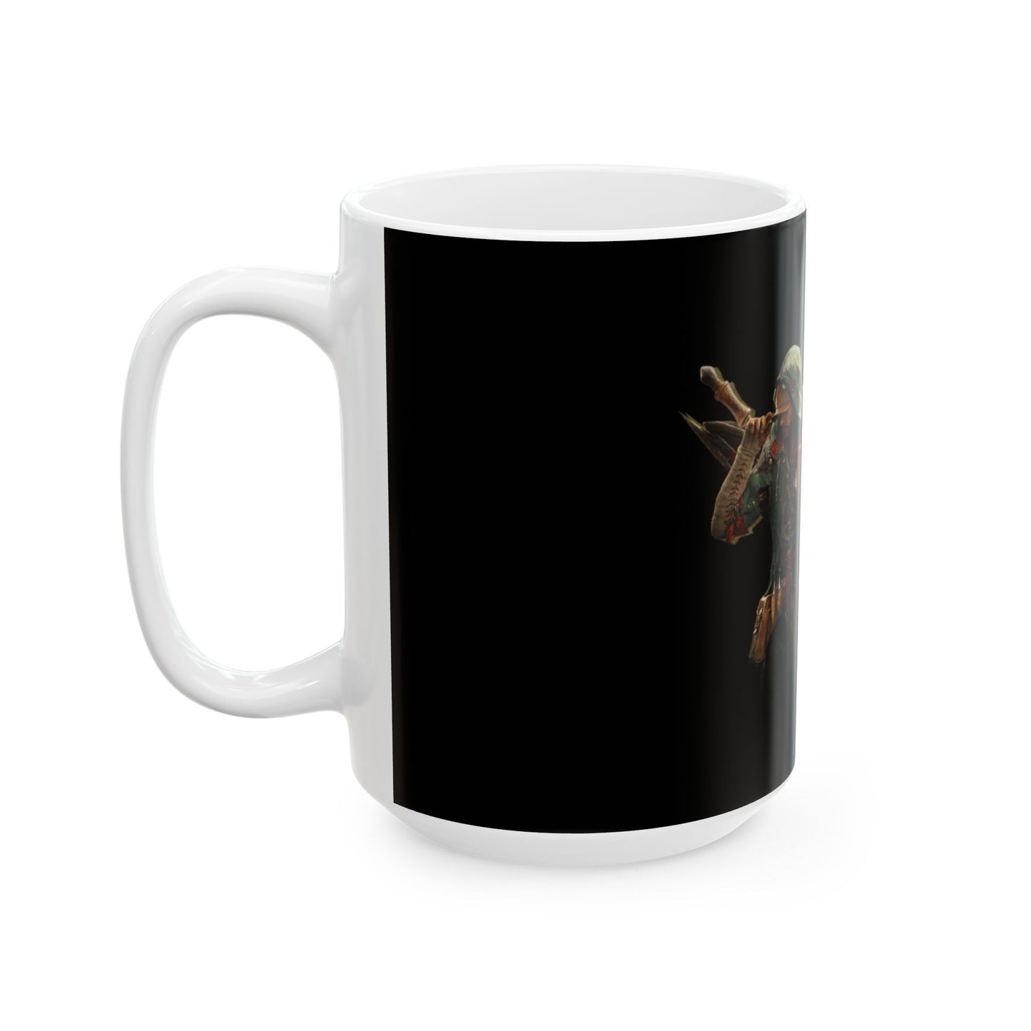 Black Monster Hunter Wilds Mug – Rathalos & Hunter