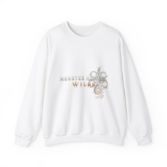 White Monster Hunter Wilds Sweatshirt