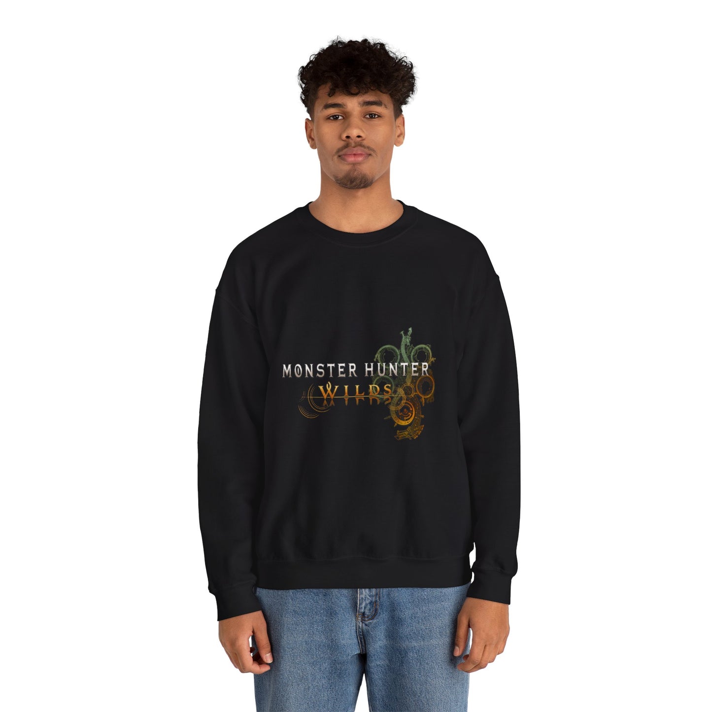 Black Monster Hunter Wilds Sweatshirt