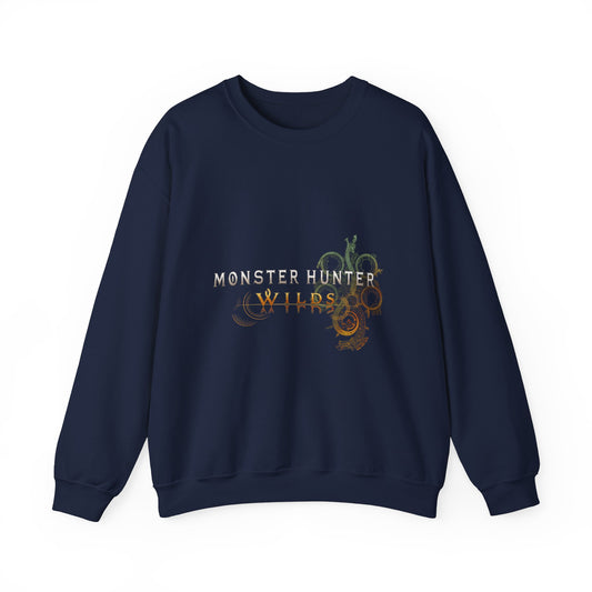 Navy Blue Monster Hunter Wilds Sweatshirt