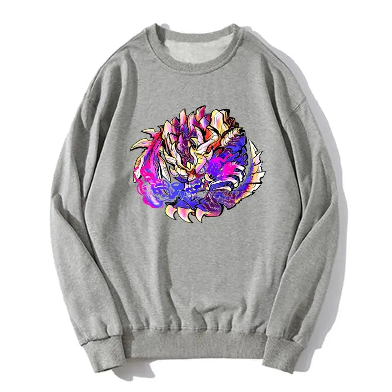 Gray Magnamalo Monster Hunter Sweatshirt