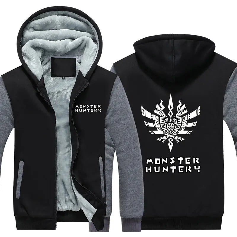 Monster Hunter Jacket – Black and Grey