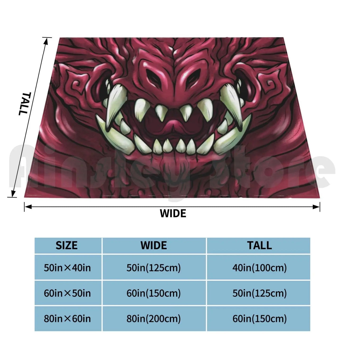 Monster Hunter World Odogaron Blanket – Fierce Comfort