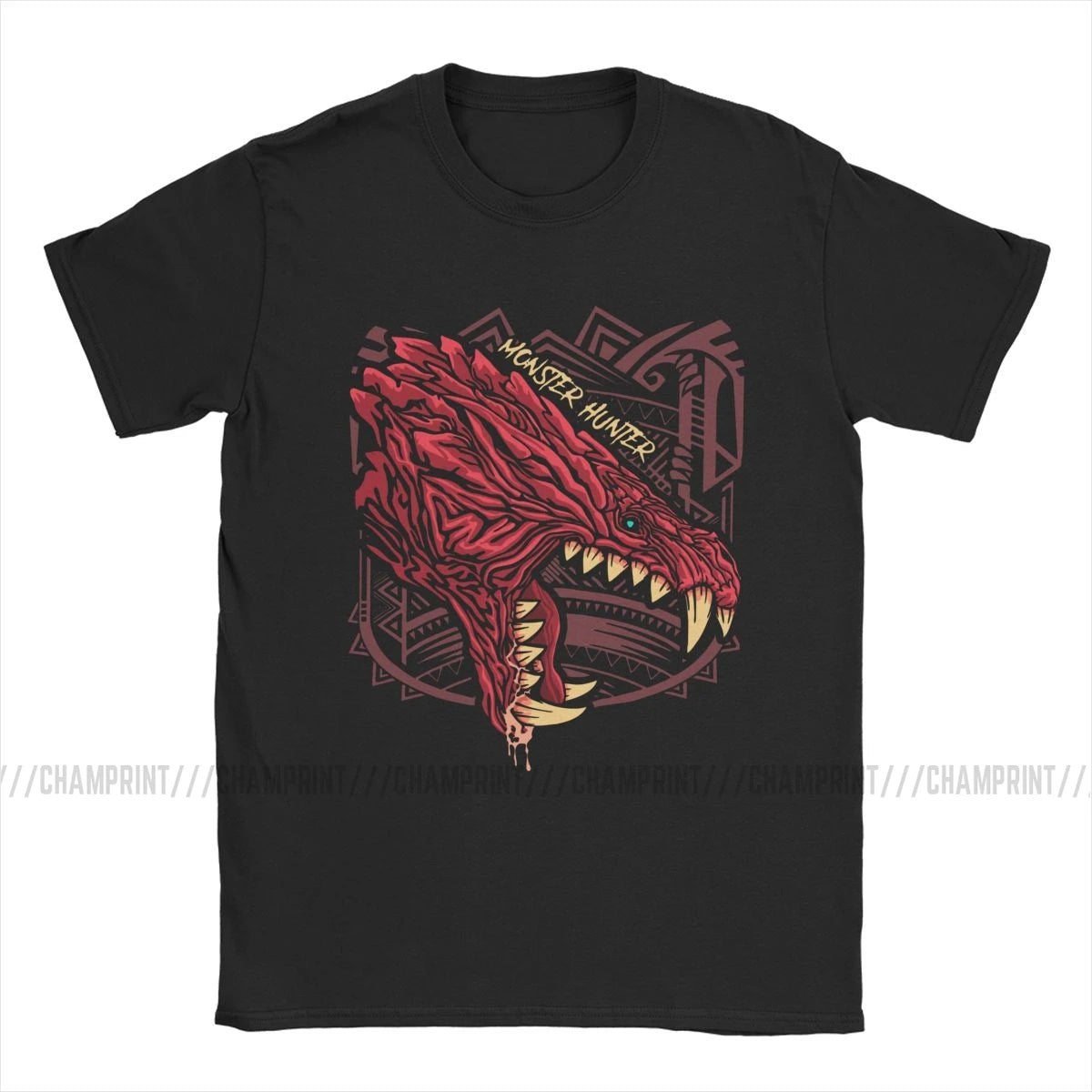 Monster Hunter World Odogaron T-Shirt – Red