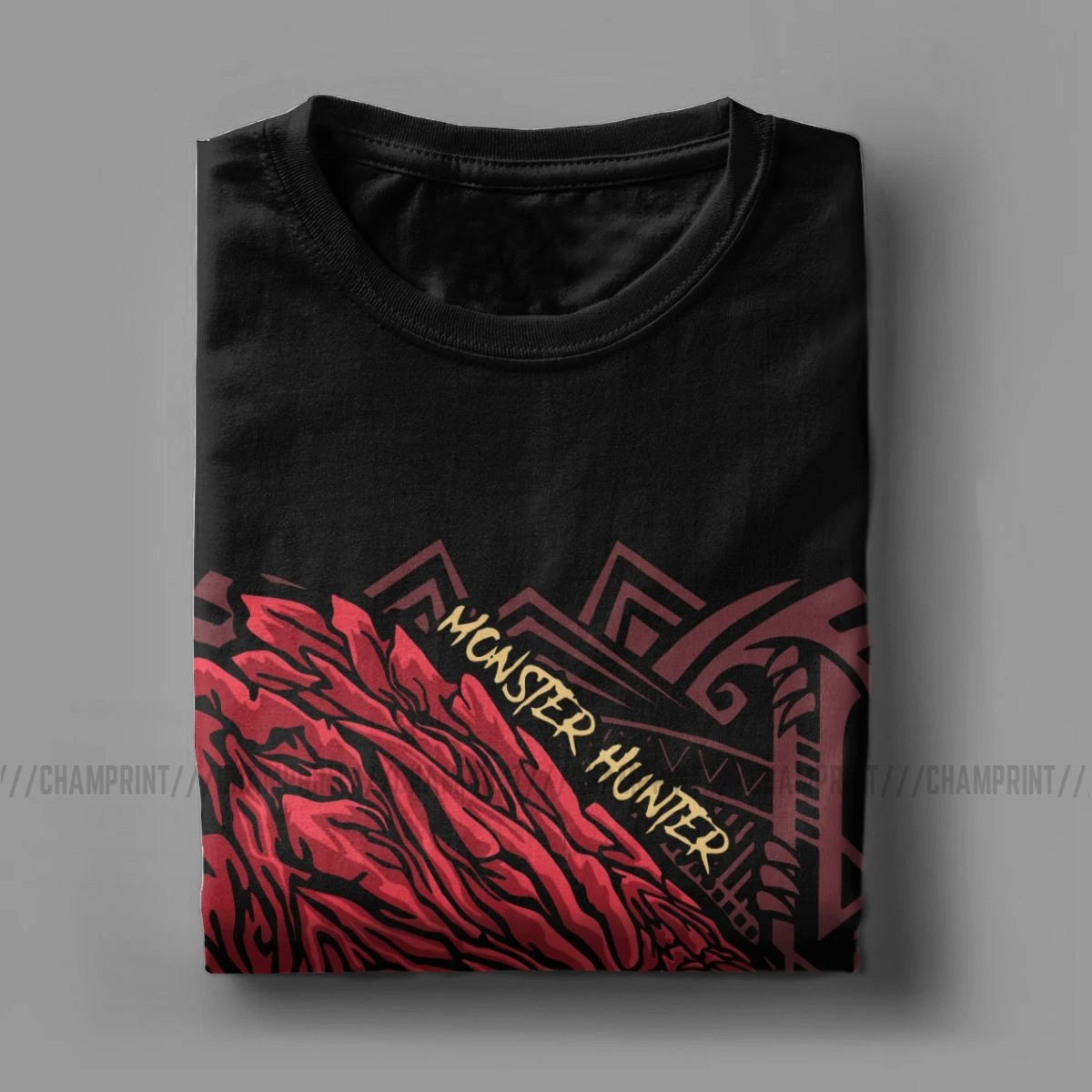 Monster Hunter World Odogaron T-Shirt – Gray