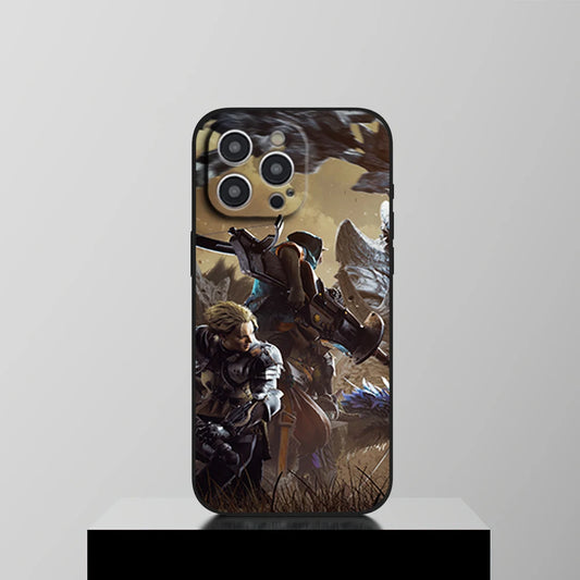 Monster Hunter Action Scene Iphone Case - The Ultimate Battle Awaits