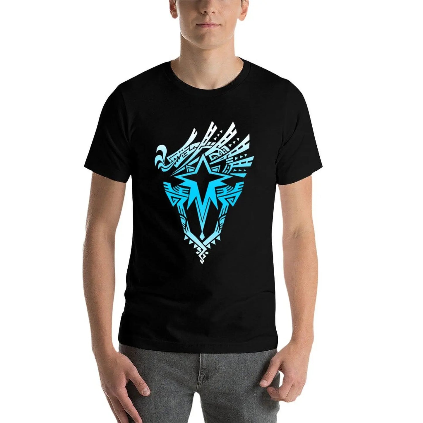 Monster Hunter World Tribal Star T-Shirt – Black Hunter Gear