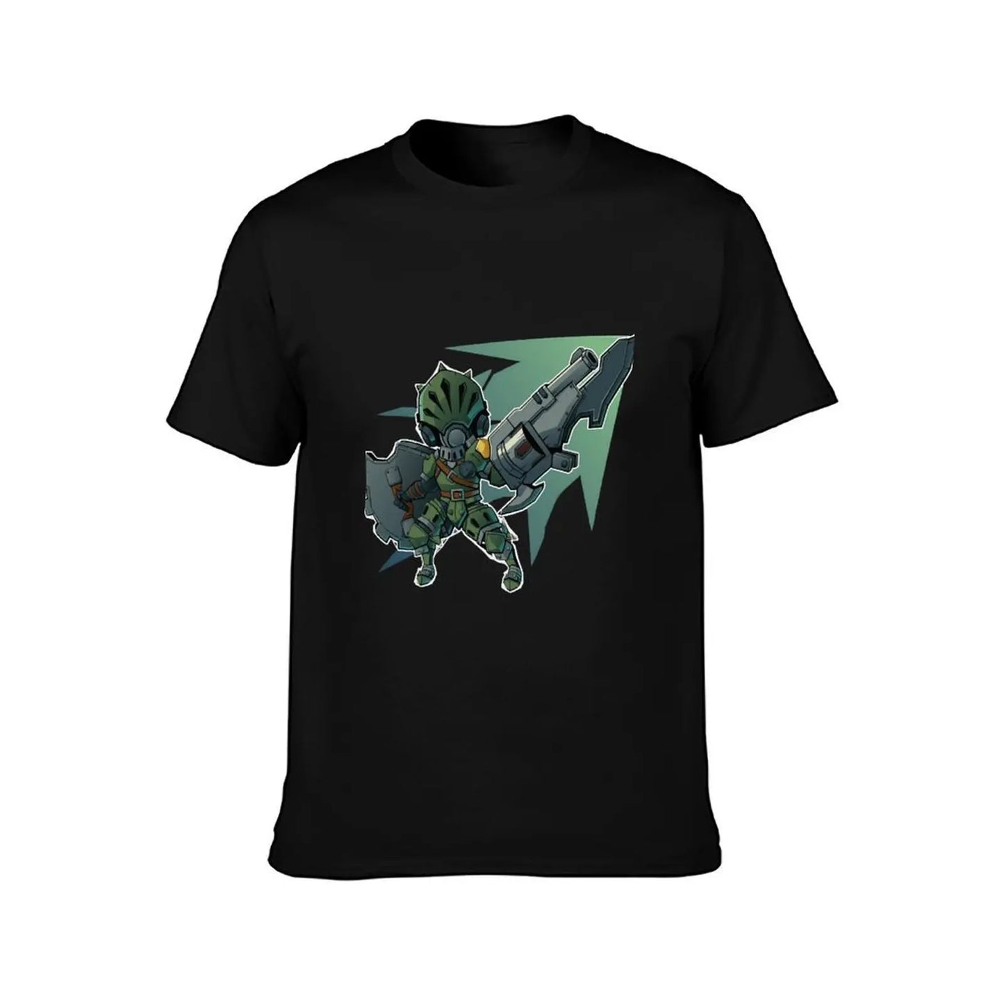 Monster Hunter World Chibi Gunlance T-Shirt – Dark Gray