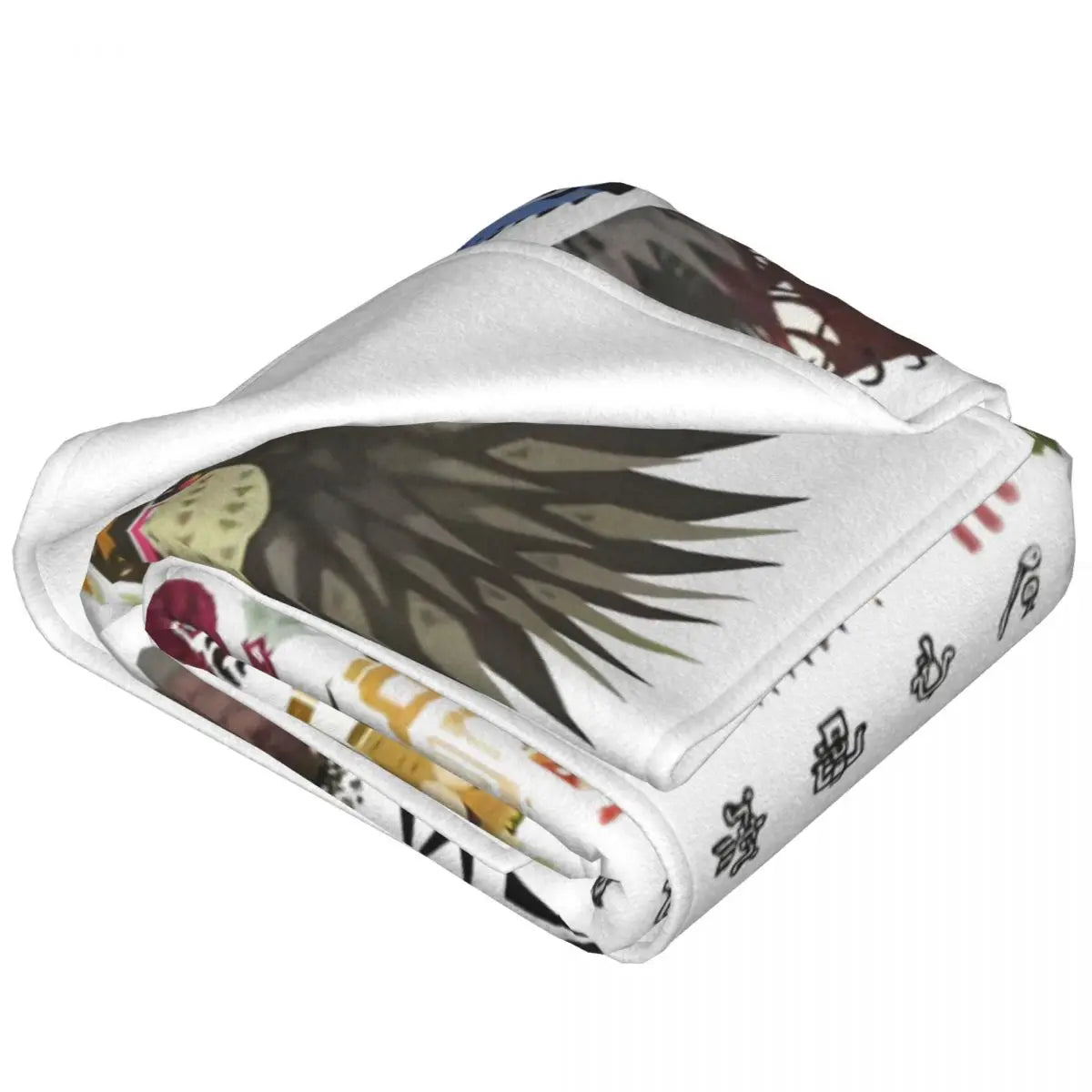 Monster Hunter World 30 Monster Logo Blanket - White