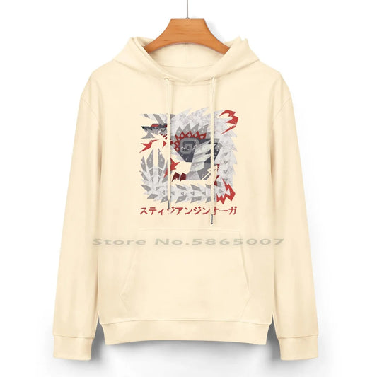 Stygian Zinogre Apricot Hoodie – Monster Hunter Edition