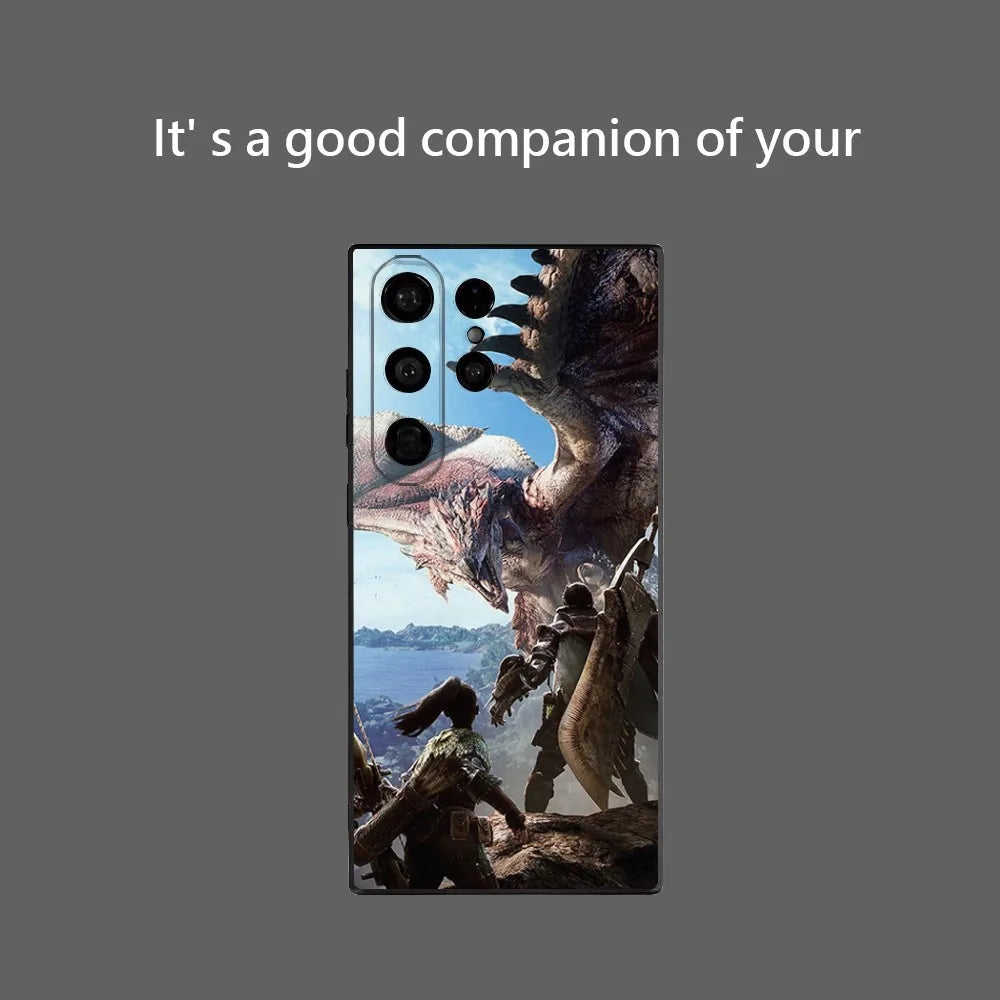 Monster Hunter Wilds Rathalos Samsung Phone Case