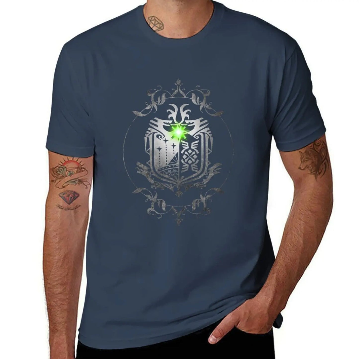 Monster Hunter World Navy Blue T-Shirt