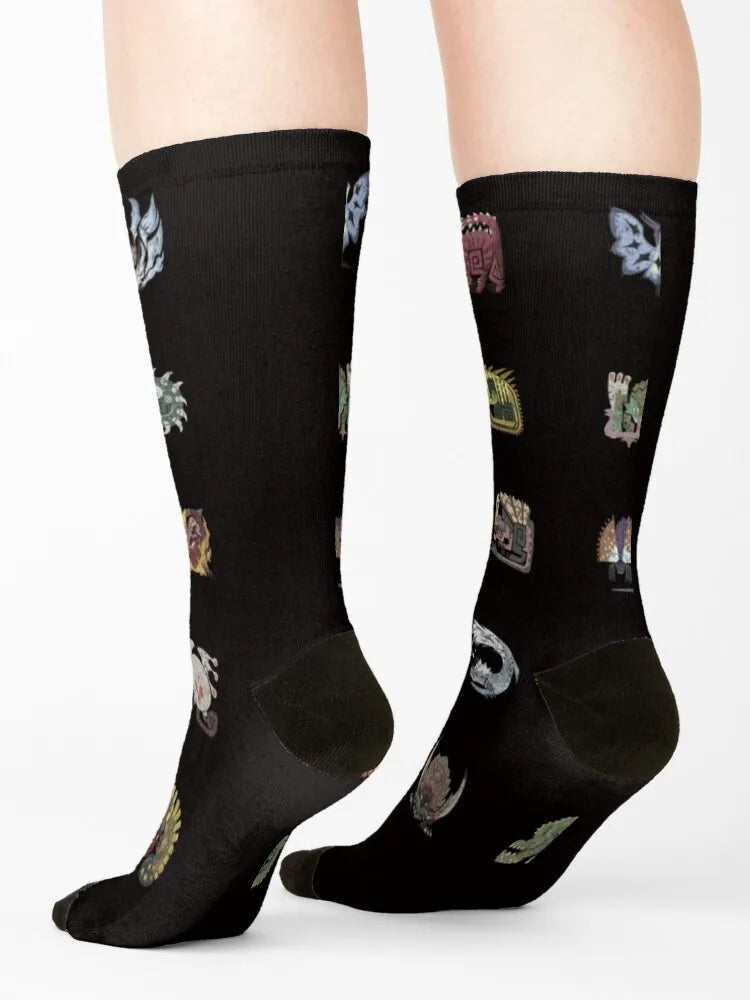 Monster Hunter World Black Socks – Ultimate Hunter's