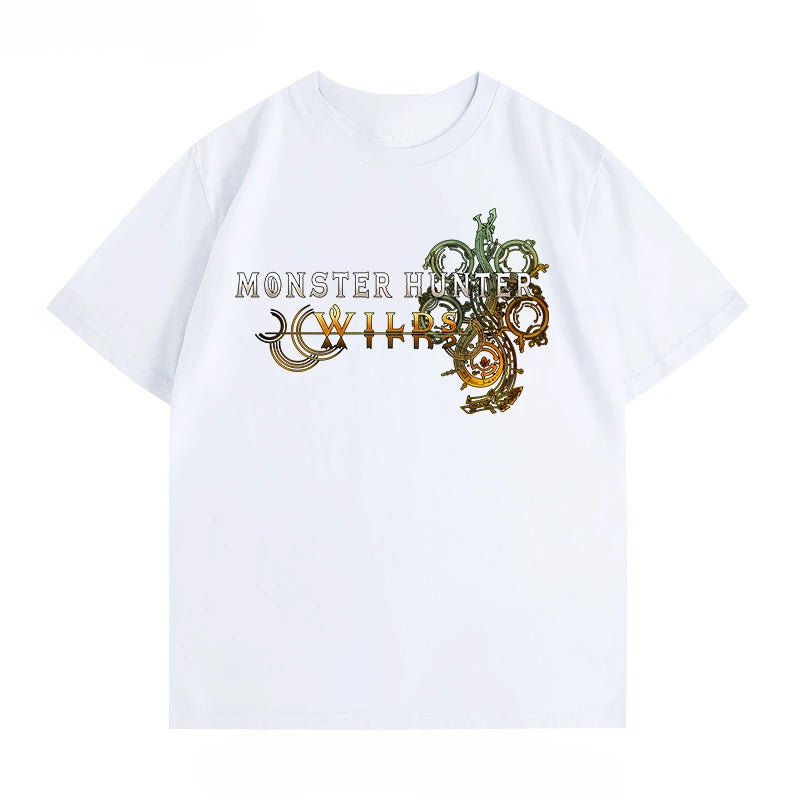 Monster Hunter Wilds White T-Shirt