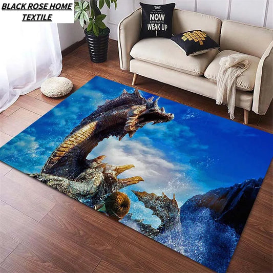 Monster Hunter Lagiacrus Floor Mat