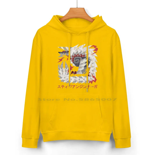 Stygian Zinogre Yellow Hoodie – Monster Hunter-Inspired Design