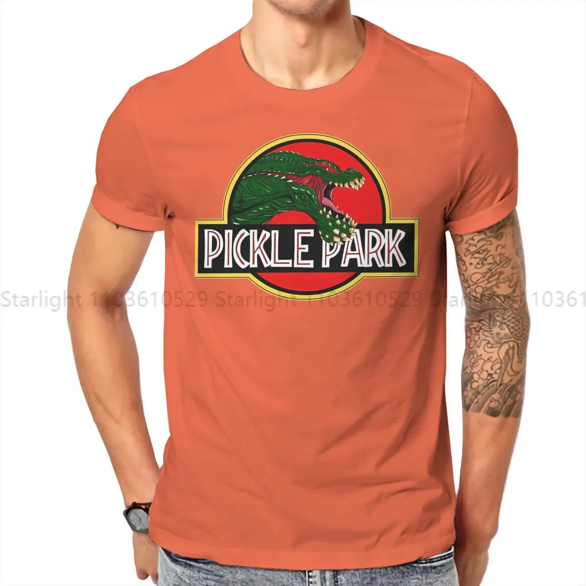 Monster Hunter World Pickle Park T-Shirt – Orange