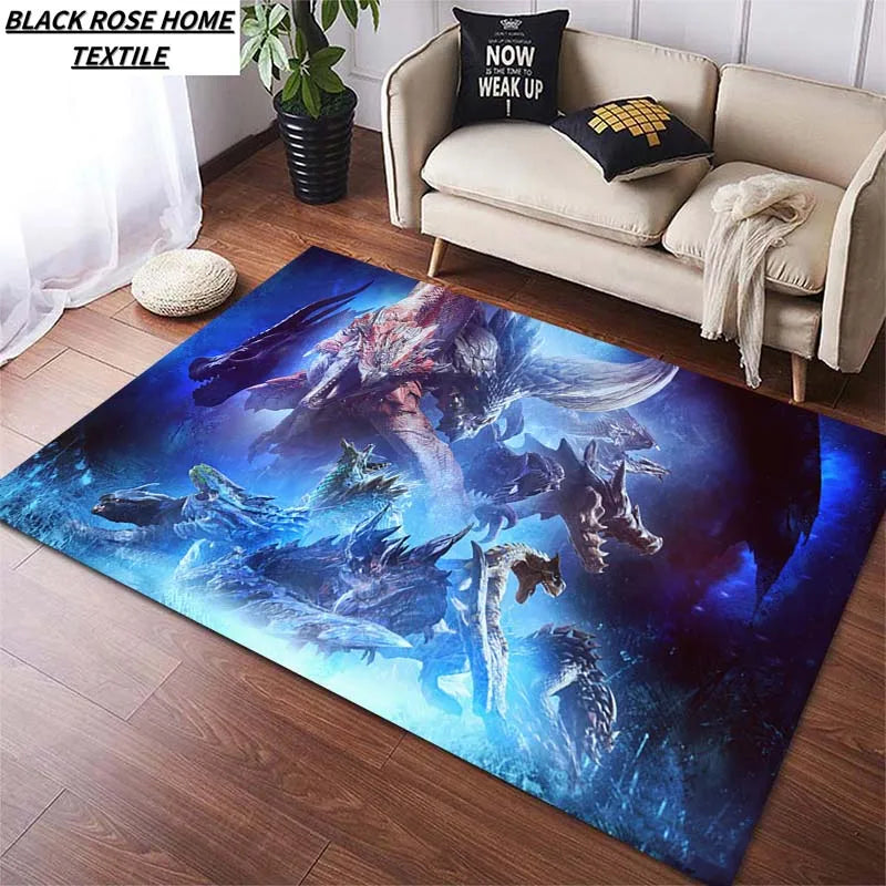 Monster Hunter Iceborne Floor Mat – Enter the Frozen Wilds