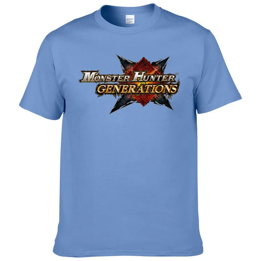 Monster Hunter Generations T-Shirt – Light Blue