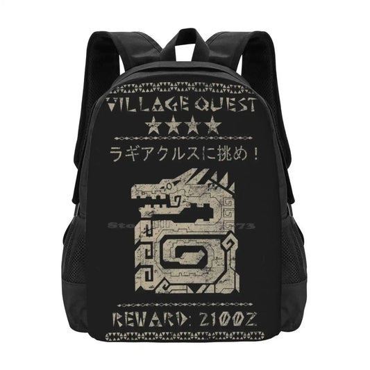 Monster Hunter Village Quest Backpack – Rathalos