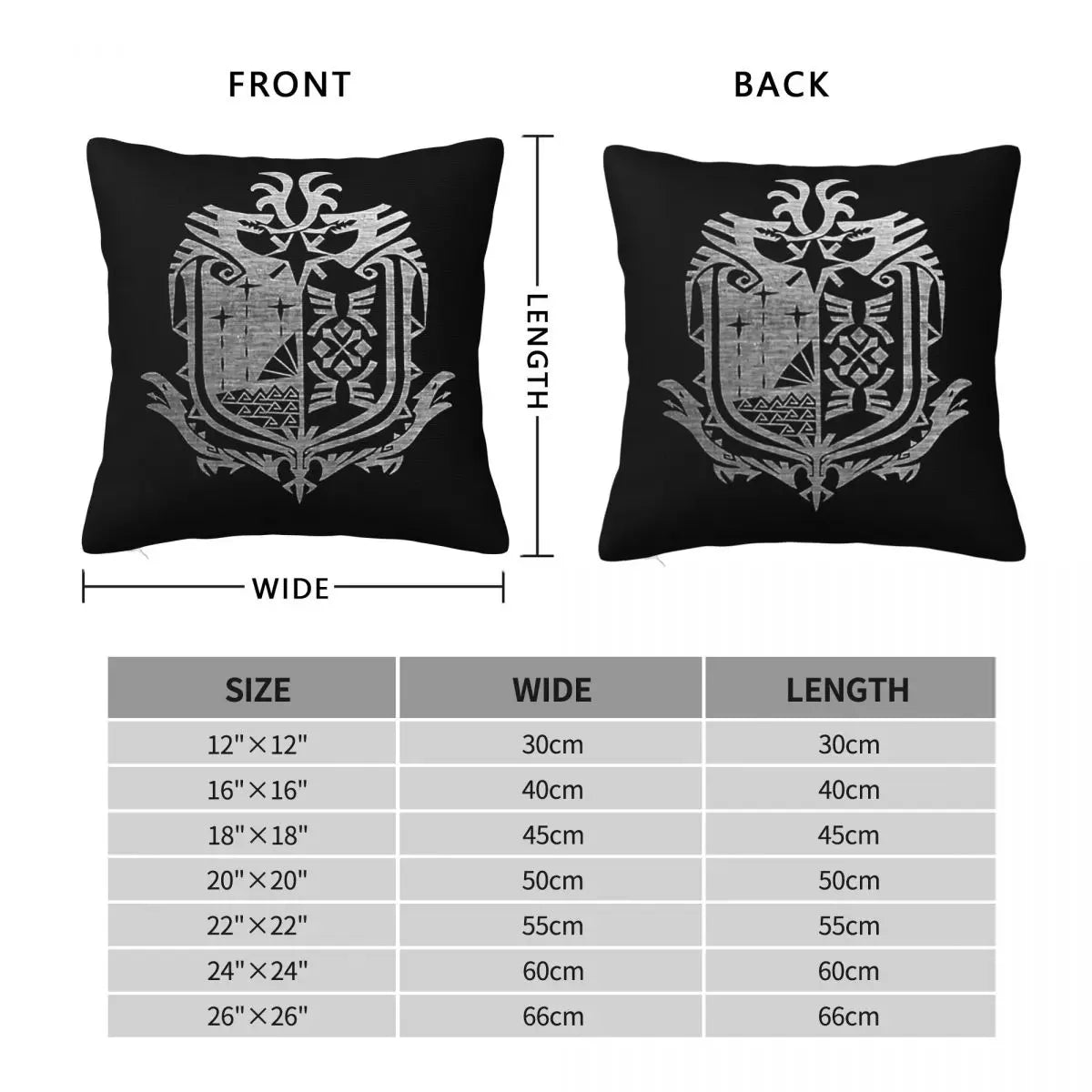 Hunter's Guild Emblem Decorative Cushion – Monster Hunter Tribute