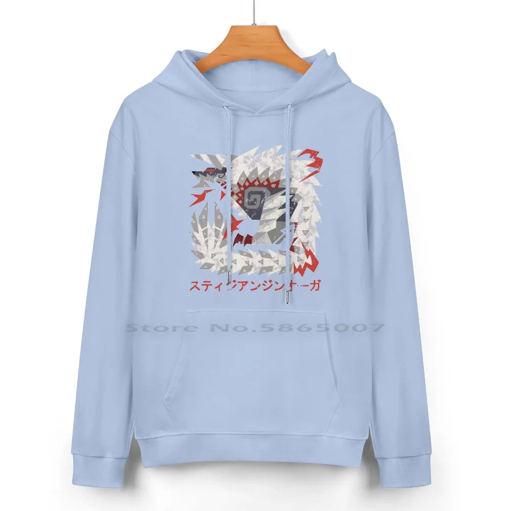 Stygian Zinogre Blue Hoodie – Monster Hunter Edition