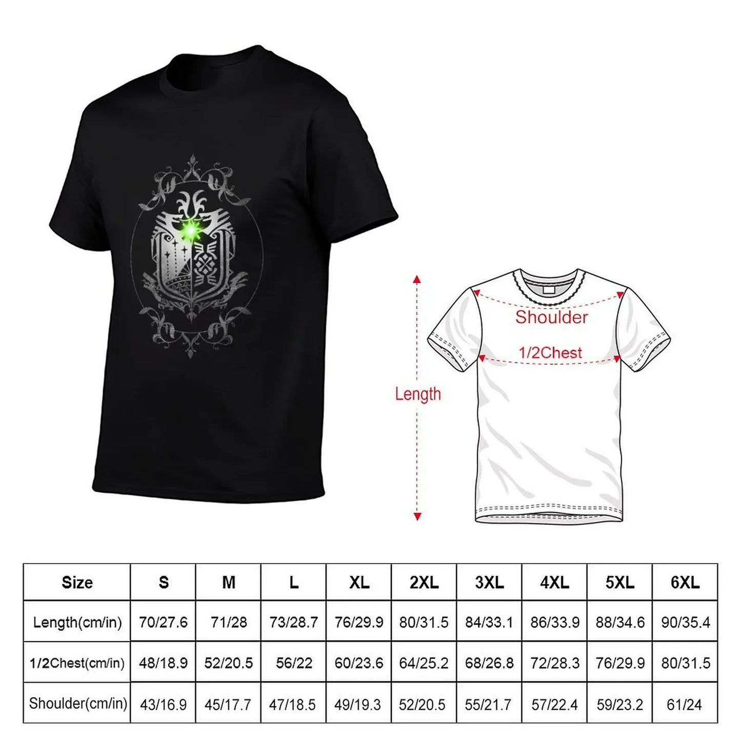 Monster Hunter World Dark Gray T-Shirt