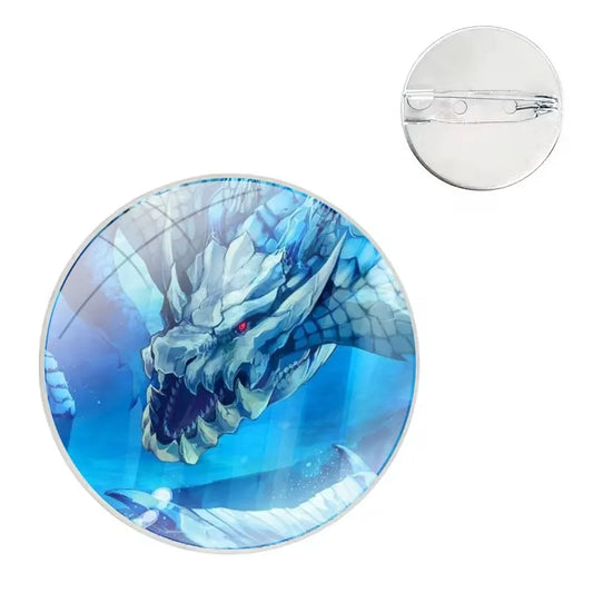 Barioth Ice Pin Badge – Monster Hunter