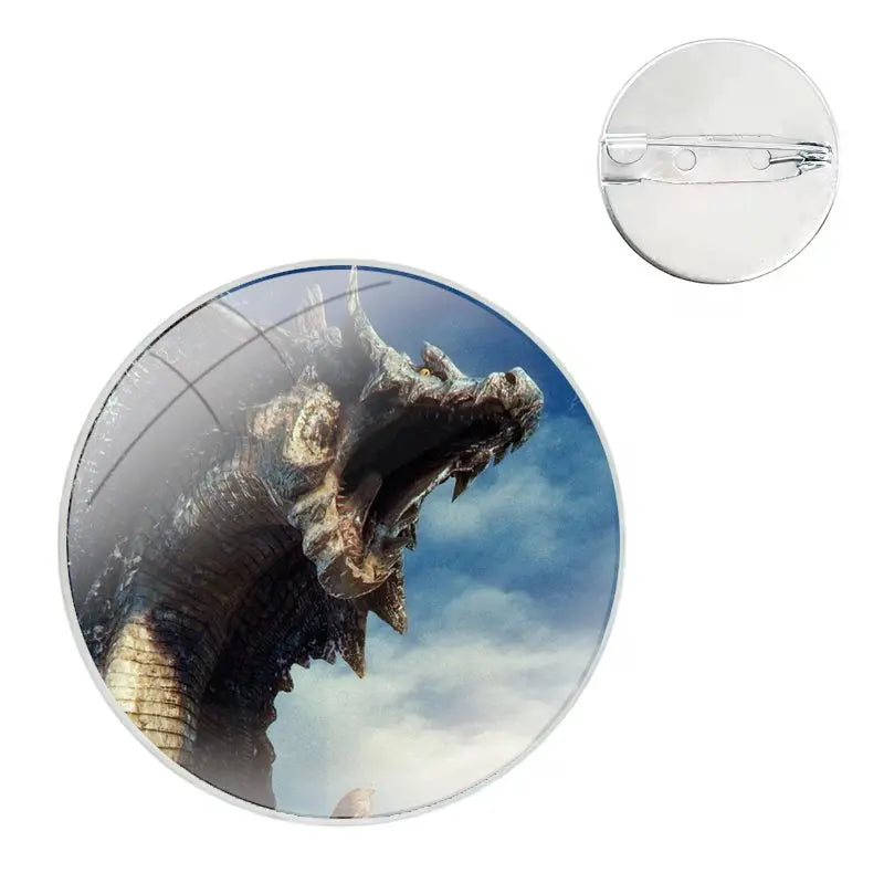 Fatalis Roar Pin Badge – Monster Hunter Legend