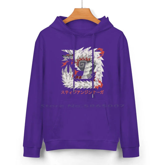 Stygian Zinogre Purple Hoodie – Monster Hunter Edition