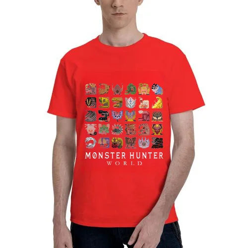 Monster Hunter World Red T-shirt