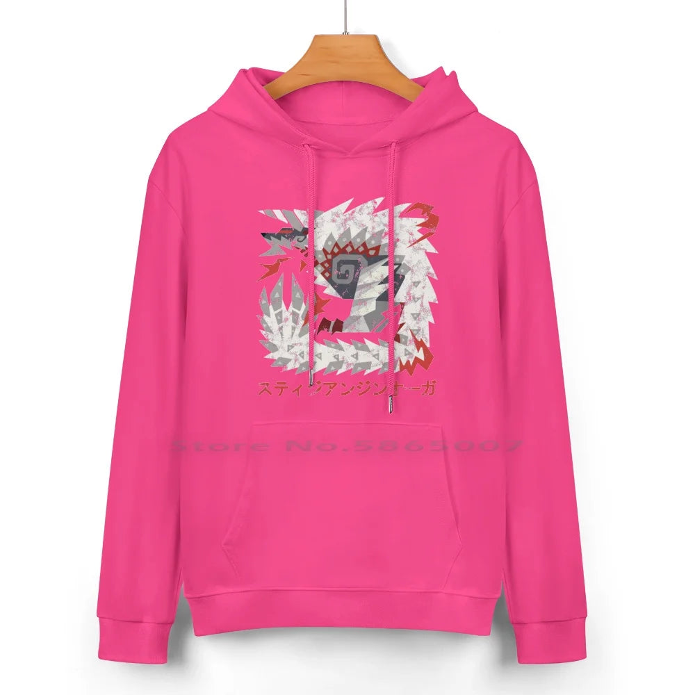 Stygian Zinogre Pink Hoodie – Monster Hunter Edition