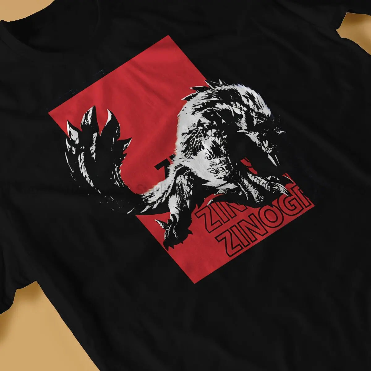 Zinogre Dark Grey T-Shirt – Monster Hunter World