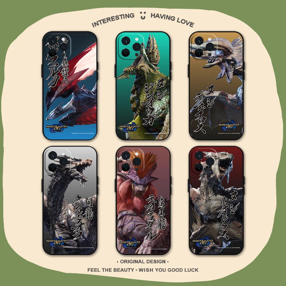 Monster Hunter Rise iPhone Case – Zinogre Edition