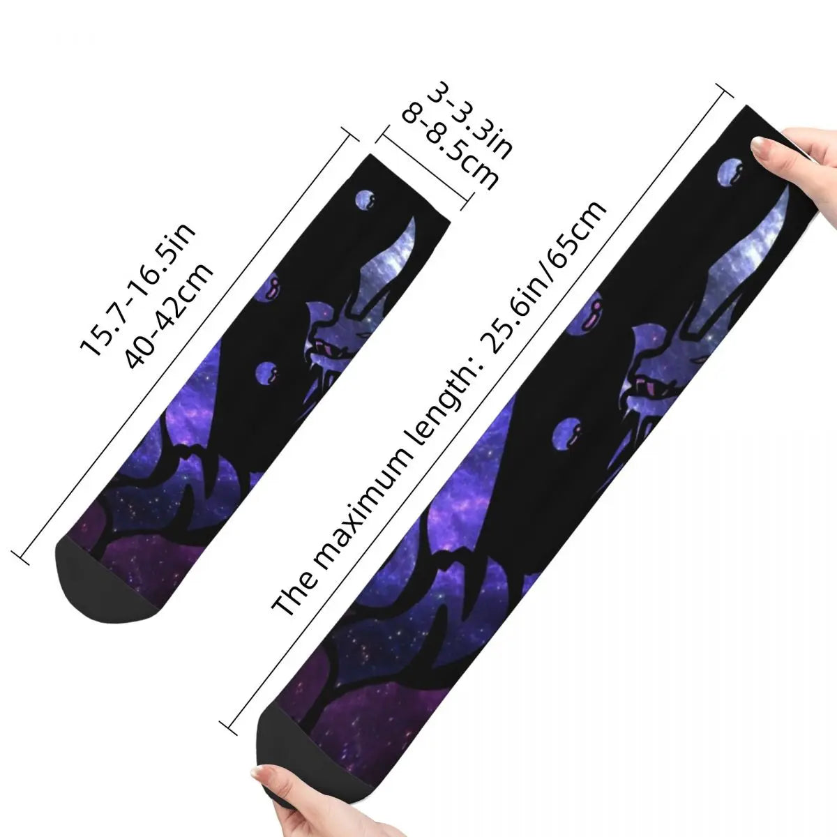 Celestial Nergigante Socks - Blue & Black Monster Hunter