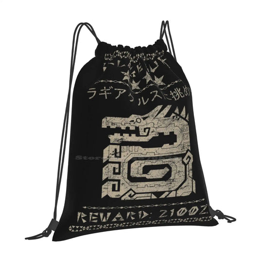 Monster Hunter Village Quest Drawstring Bag – Rathalos