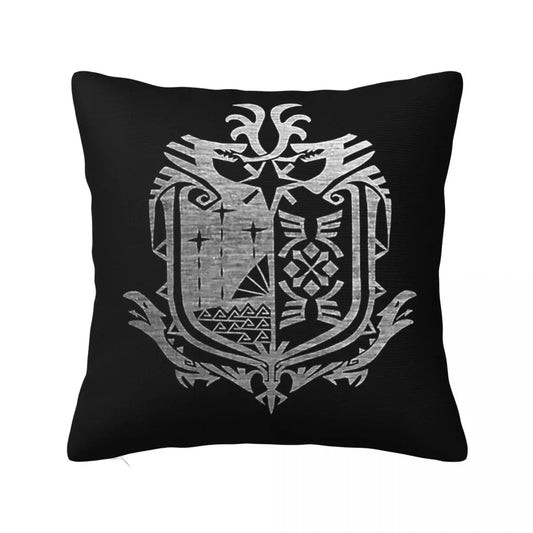 Hunter's Guild Emblem Decorative Cushion – Monster Hunter Tribute